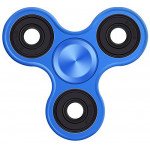 Wholesale Aluminum Metal Classic Fidget Spinner Hand Stress Reducer Toy for Anxiety Adult, Child (Blue)